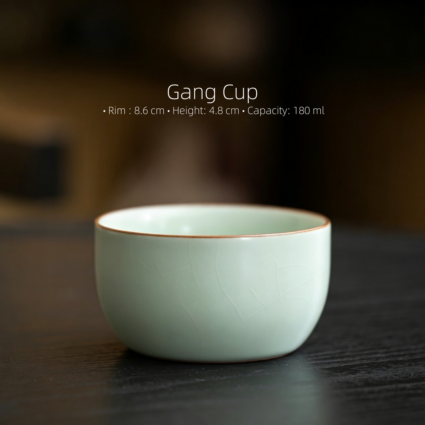 手工制作冰裂釉茶杯，多种款式可选，适用于品茶与咖啡